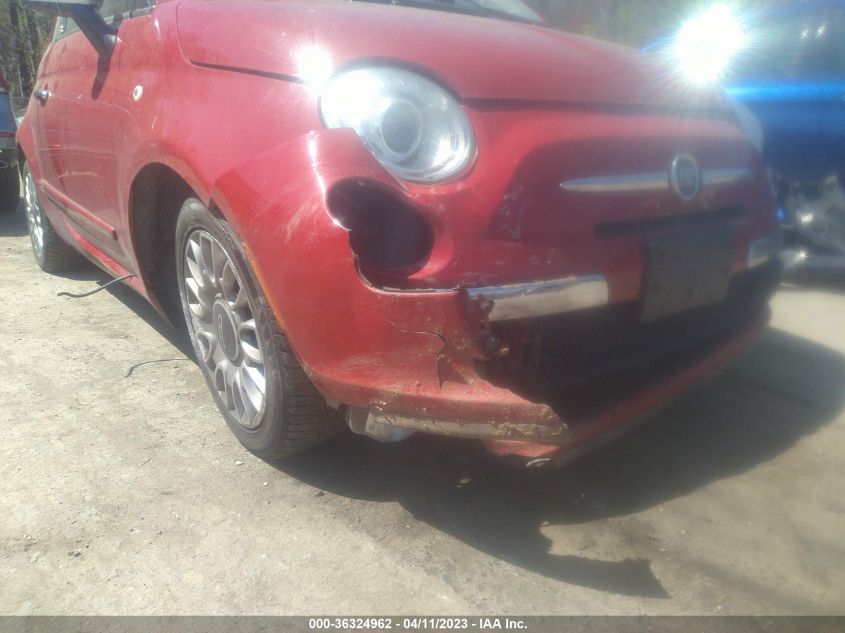 2015 FIAT 500C LOUNGE 3C3CFFERXFT603687