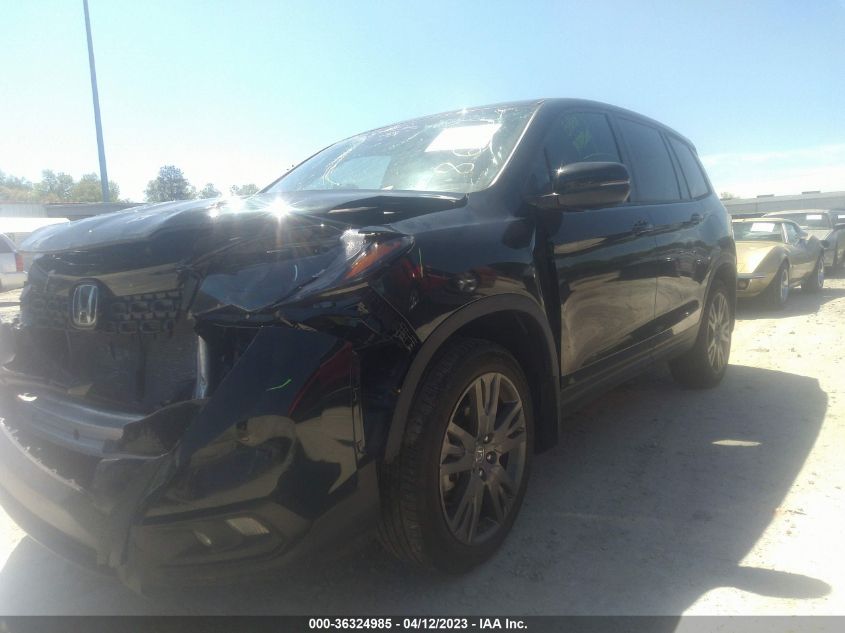 2019 HONDA PASSPORT EX-L 5FNYF7H55KB008660