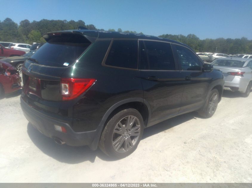 2019 HONDA PASSPORT EX-L 5FNYF7H55KB008660