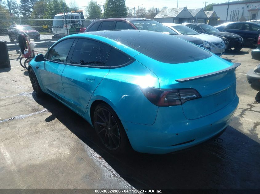 2018 TESLA MODEL 3 RANGE BATTERY - 5YJ3E1EAXJF058450