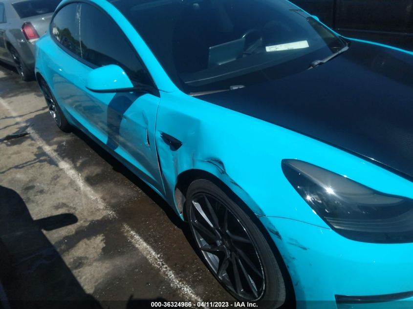 2018 TESLA MODEL 3 RANGE BATTERY - 5YJ3E1EAXJF058450