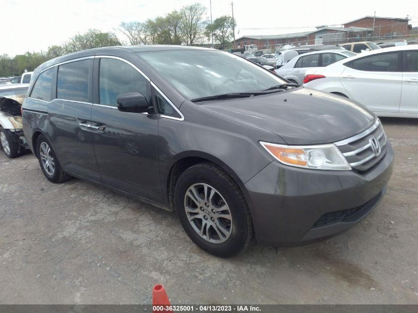 2013 HONDA ODYSSEY EX-L - 5FNRL5H64DB018027