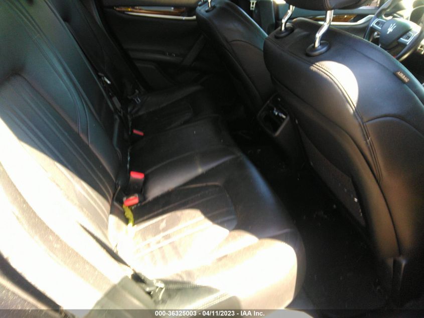 2014 MASERATI GHIBLI S Q4 ZAM57RTA0E1091665