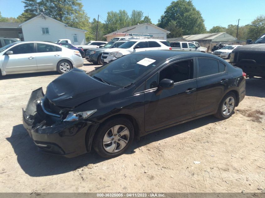 2013 HONDA CIVIC SDN LX - 2HGFB2F50DH585796