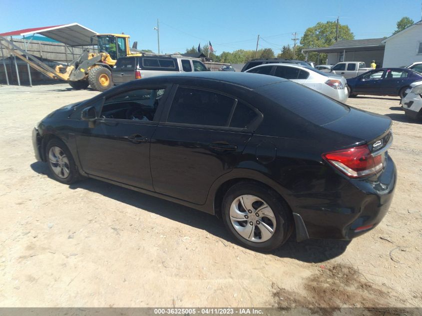 2013 HONDA CIVIC SDN LX - 2HGFB2F50DH585796