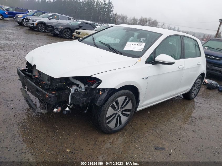 2016 VOLKSWAGEN E-GOLF SE WVWKP7AU2GW915406