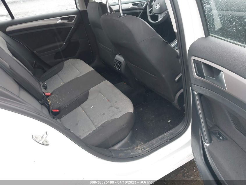 2016 VOLKSWAGEN E-GOLF SE WVWKP7AU2GW915406