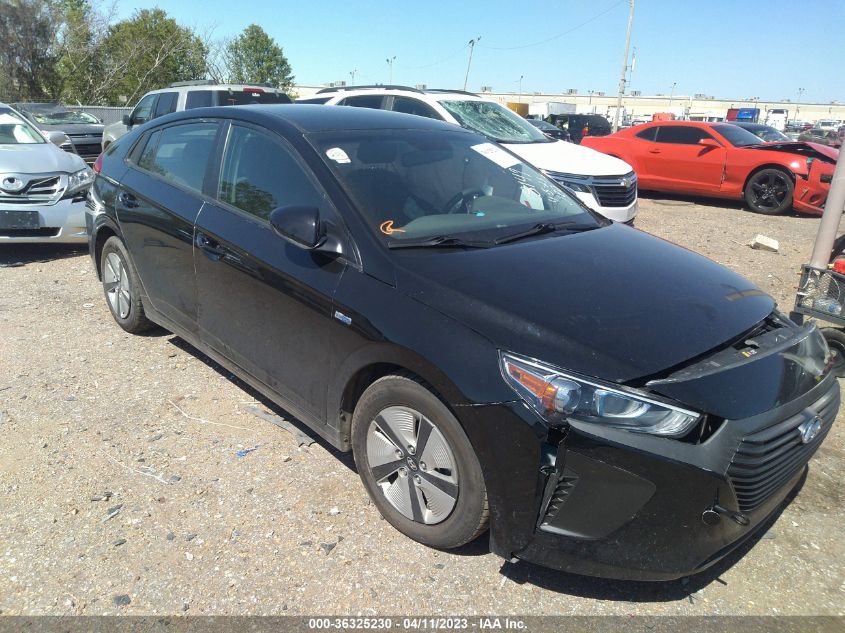 2017 HYUNDAI IONIQ HYBRID BLUE - KMHC65LC5HU035552