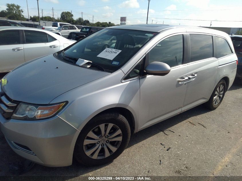 2014 HONDA ODYSSEY EX-L - 5FNRL5H67EB113554