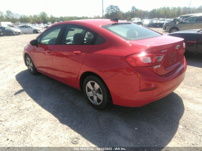 2017 CHEVROLET CRUZE LS - 1G1BC5SM6H7218436