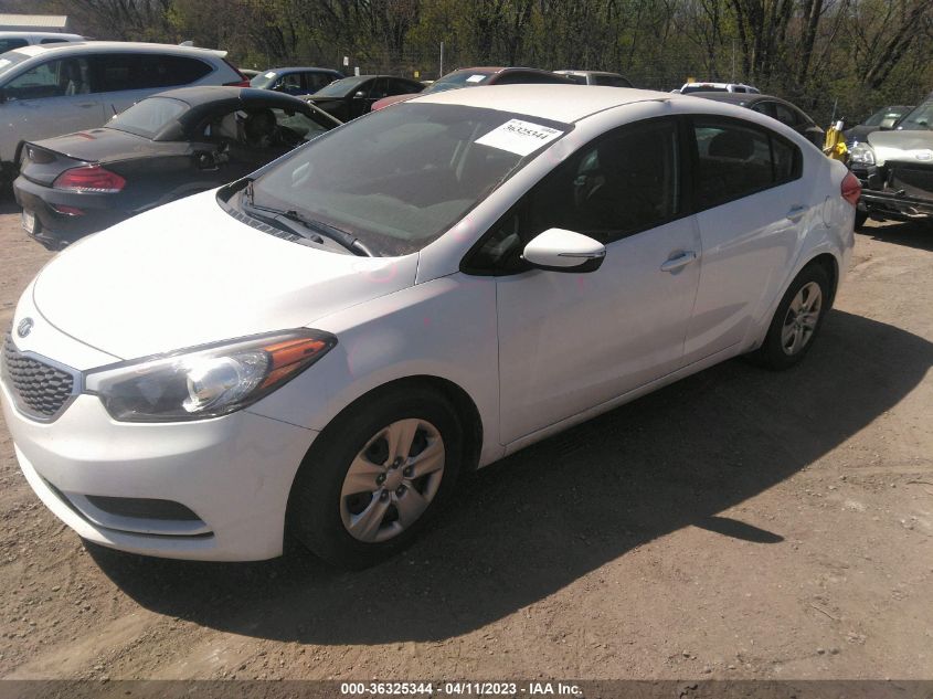 2015 KIA FORTE LX - KNAFX4A69F5418436