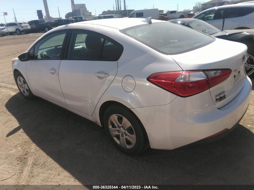2015 KIA FORTE LX - KNAFX4A69F5418436