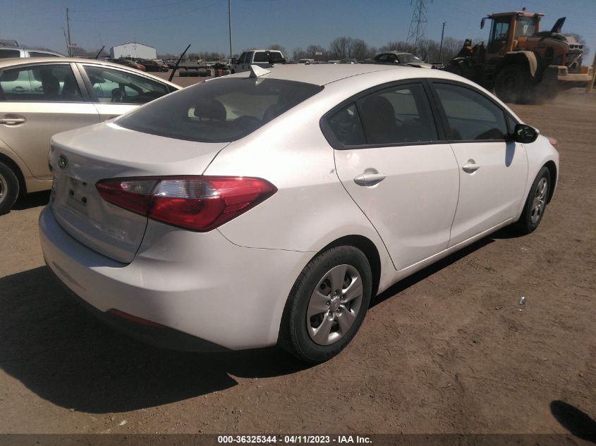 2015 KIA FORTE LX - KNAFX4A69F5418436