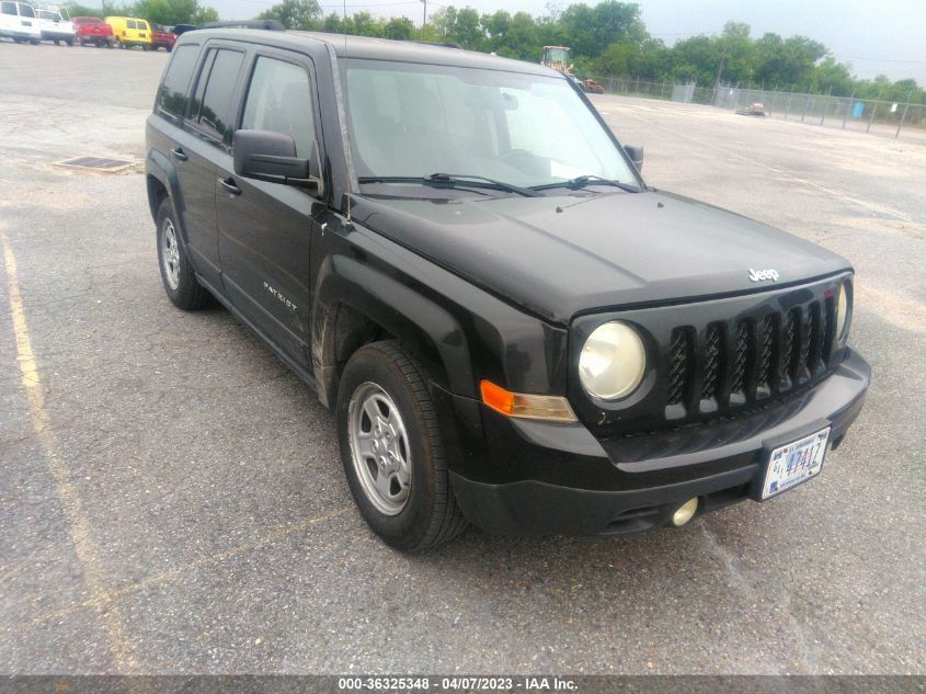 2014 JEEP PATRIOT SPORT - 1C4NJPBA1ED864329