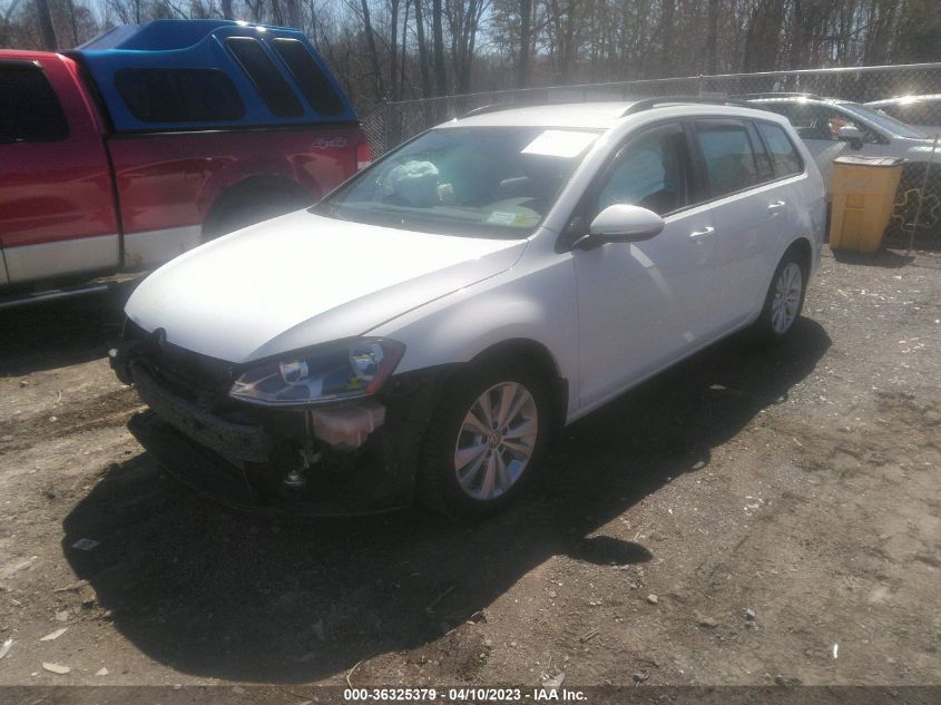 2017 VOLKSWAGEN GOLF SPORTWAGEN S 3VW017AU2HM524053