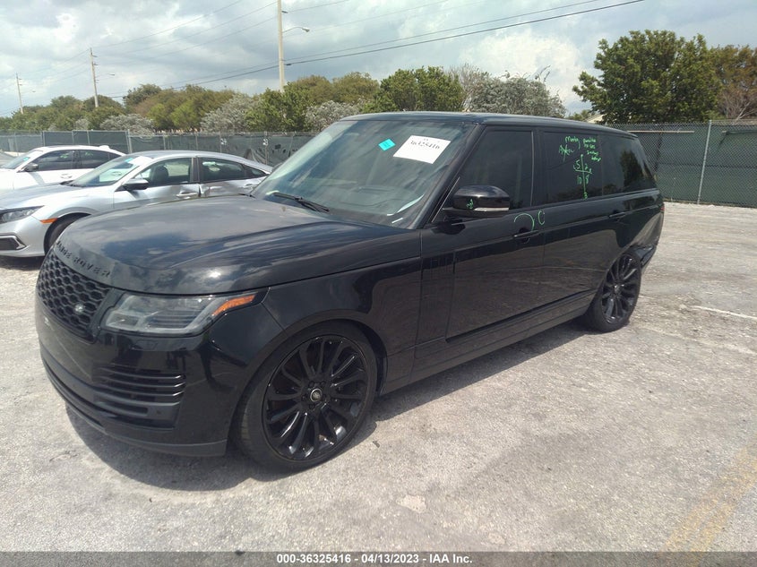 VIN SALGS2REXKS529216 2019 LAND ROVER RANGE ROVER