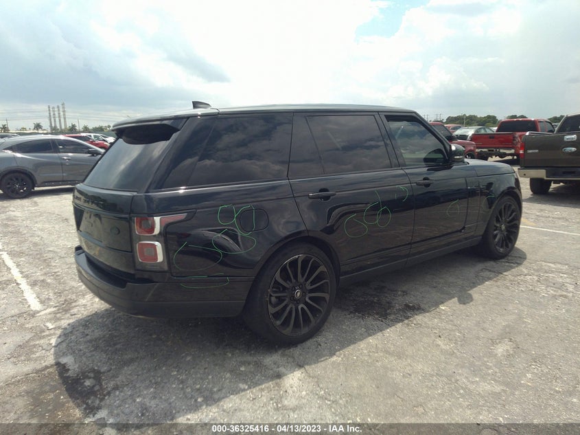 VIN SALGS2REXKS529216 2019 LAND ROVER RANGE ROVER