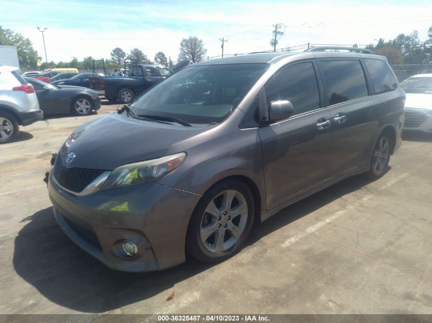 2014 TOYOTA SIENNA SE - 5TDXK3DC2ES515617