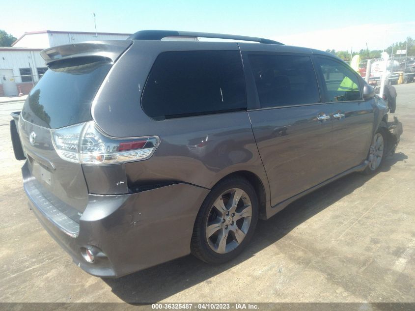 2014 TOYOTA SIENNA SE - 5TDXK3DC2ES515617