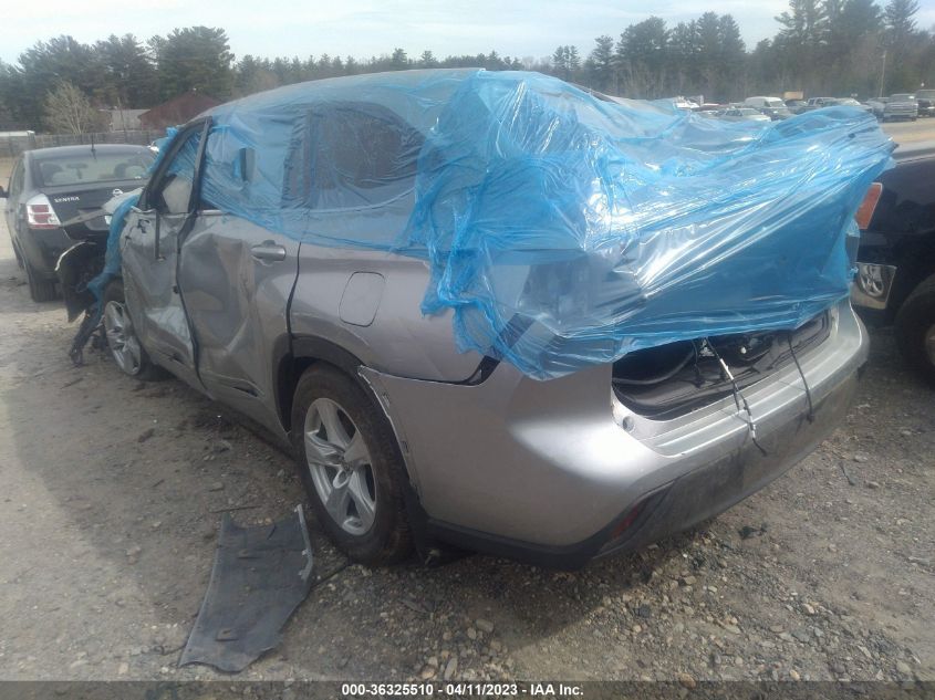 2021 TOYOTA HIGHLANDER L/LE - 5TDBZRBH7MS143097