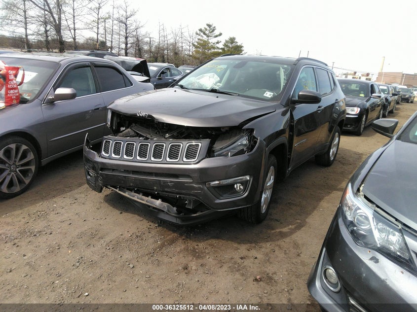 VIN 3C4NJDBB5LT209668 2020 JEEP COMPASS LATITUDE