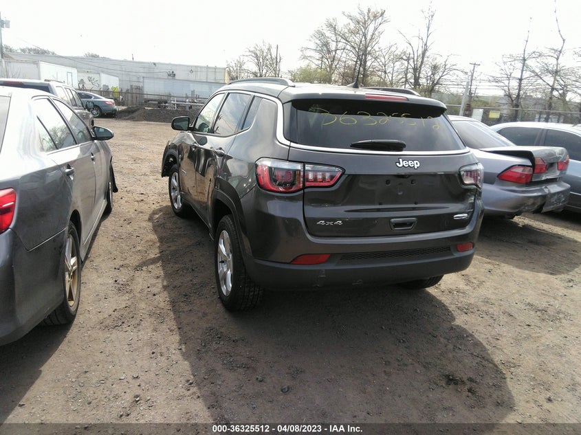 VIN 3C4NJDBB5LT209668 2020 JEEP COMPASS LATITUDE