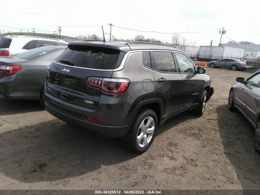 VIN 3C4NJDBB5LT209668 2020 JEEP COMPASS LATITUDE