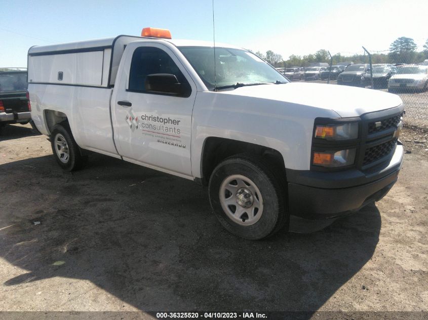 2014 CHEVROLET SILVERADO 1500 WORK TRUCK - 1GCNCPEH4EZ333437