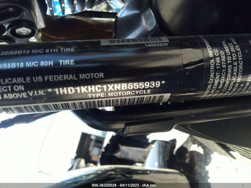 2022 HARLEY-DAVIDSON FLTRX 1HD1KHC1XNB655939