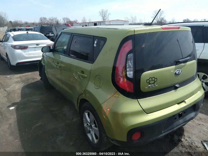2018 KIA SOUL BASE - KNDJN2A29J7897426