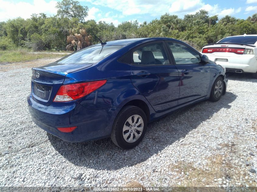 2017 HYUNDAI ACCENT SE - KMHCT4AE4HU188950
