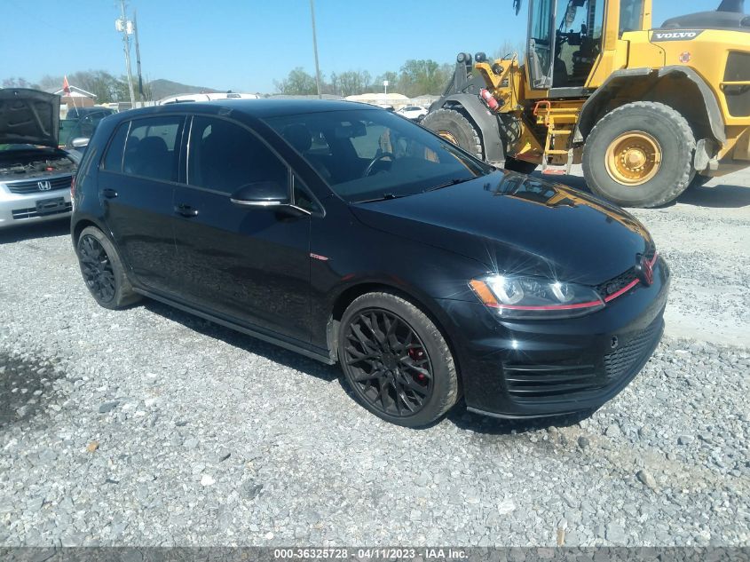2016 VOLKSWAGEN GOLF GTI AUTOBAHN W - 3VW547AU9GM050548