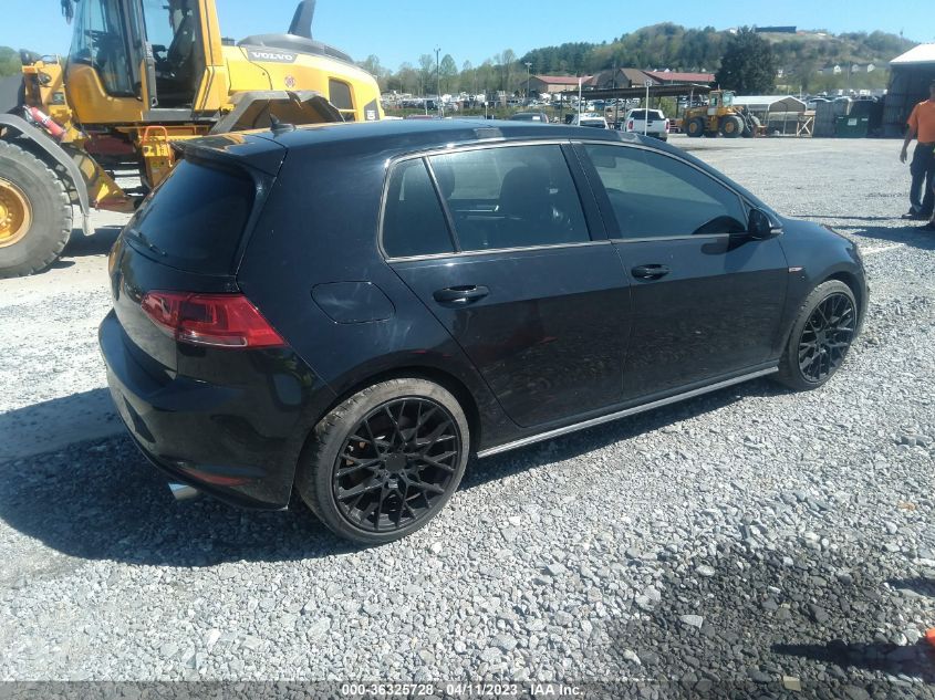 2016 VOLKSWAGEN GOLF GTI AUTOBAHN W - 3VW547AU9GM050548