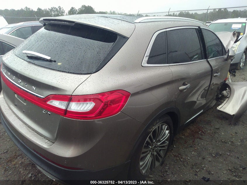 VIN 2LMPJ6LPXJBL20370 2018 LINCOLN MKX RESERVE