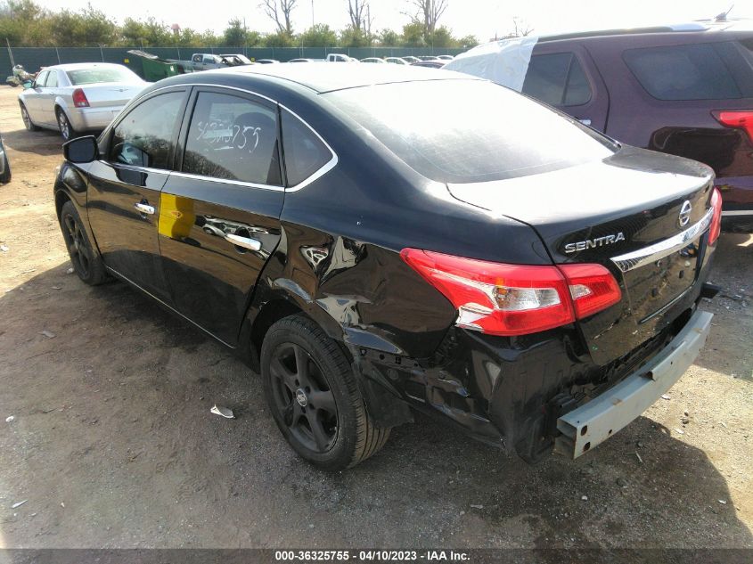 2016 NISSAN SENTRA S - 3N1AB7AP7GY214280