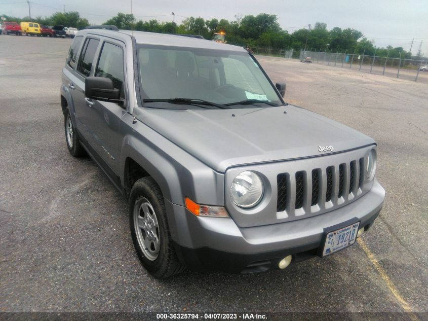 2015 JEEP PATRIOT SPORT - 1C4NJPBA2FD397326