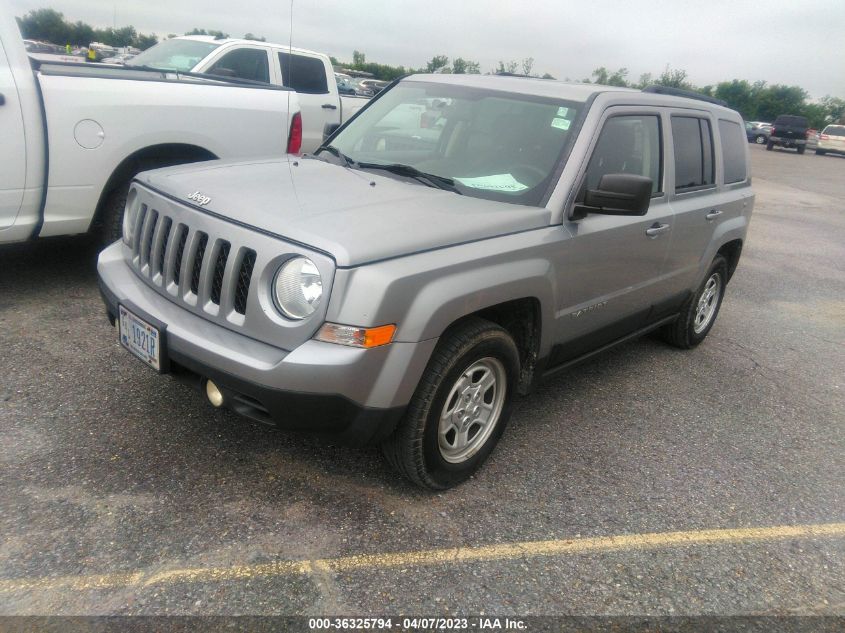 2015 JEEP PATRIOT SPORT - 1C4NJPBA2FD397326