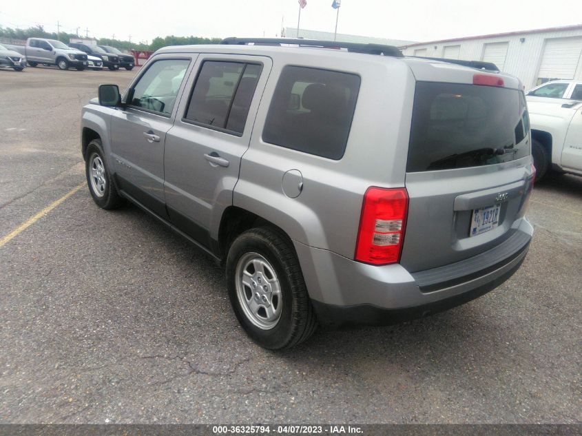2015 JEEP PATRIOT SPORT - 1C4NJPBA2FD397326