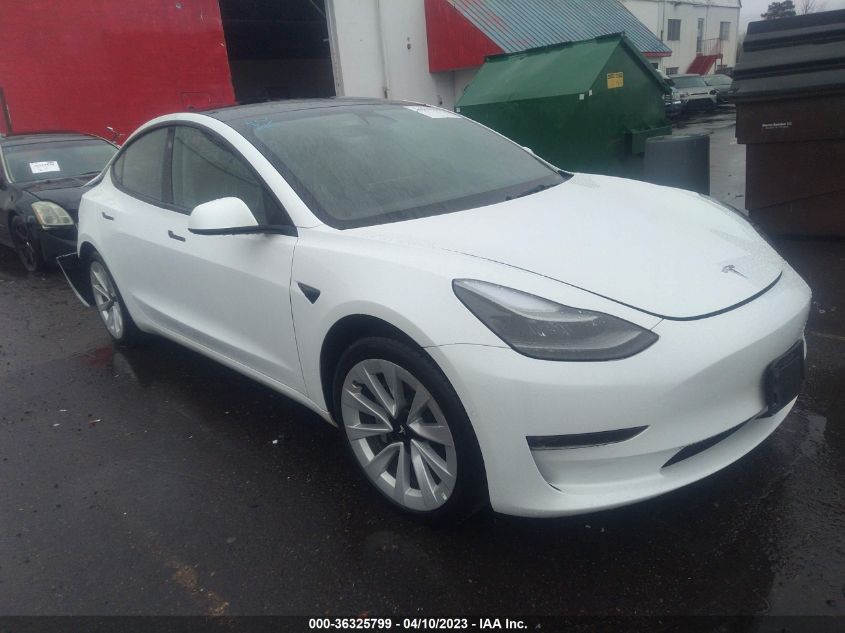 2022 TESLA MODEL 3 LONG RANGE - 5YJ3E1EB8NF157783