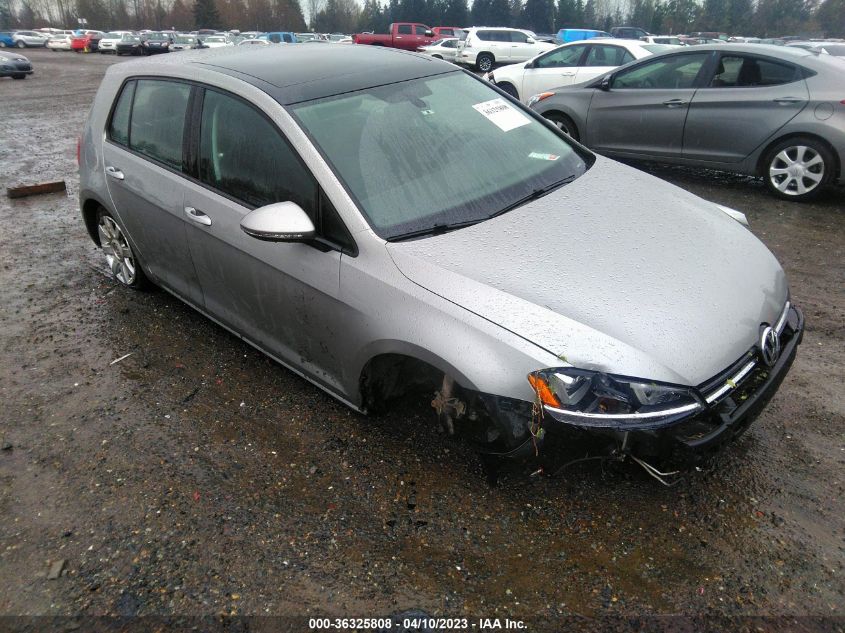 2015 VOLKSWAGEN GOLF TDI SE - 3VWRA7AU1FM093547