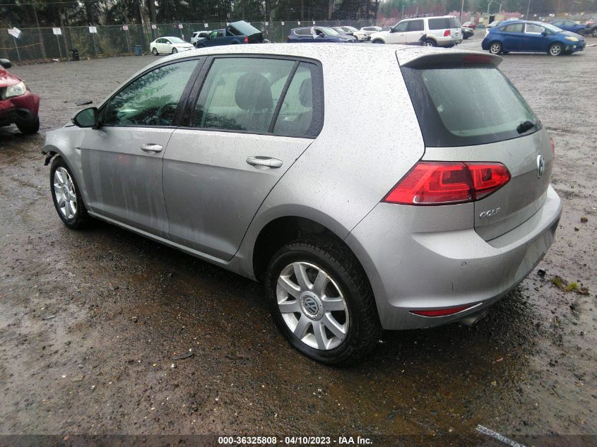 2015 VOLKSWAGEN GOLF TDI SE - 3VWRA7AU1FM093547