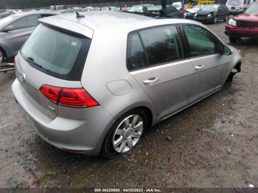 2015 VOLKSWAGEN GOLF TDI SE - 3VWRA7AU1FM093547
