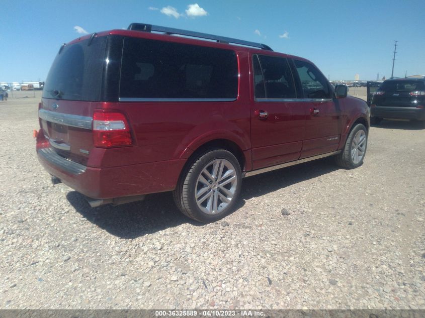 2017 FORD EXPEDITION EL PLATINUM - 1FMJK1MT6HEA72811