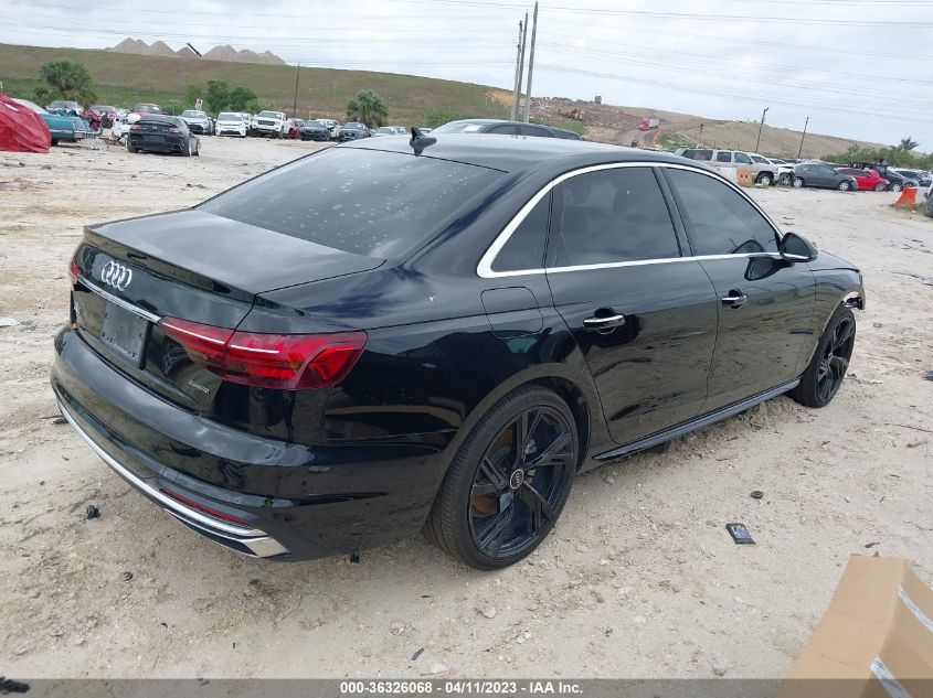 2021 AUDI A4 SEDAN PREMIUM - WAUABAF4XMA052361