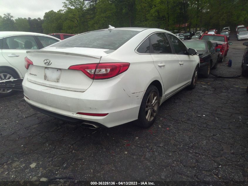 2015 HYUNDAI SONATA 2.4L SE - 5NPE24AF3FH161268