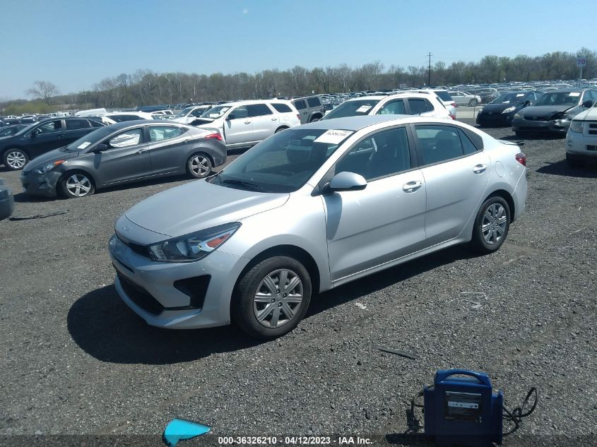 2022 KIA RIO LX - 3KPA24AD8NE495604
