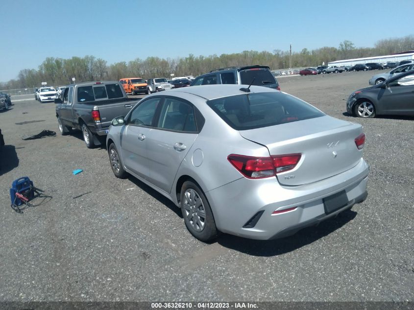 2022 KIA RIO LX - 3KPA24AD8NE495604