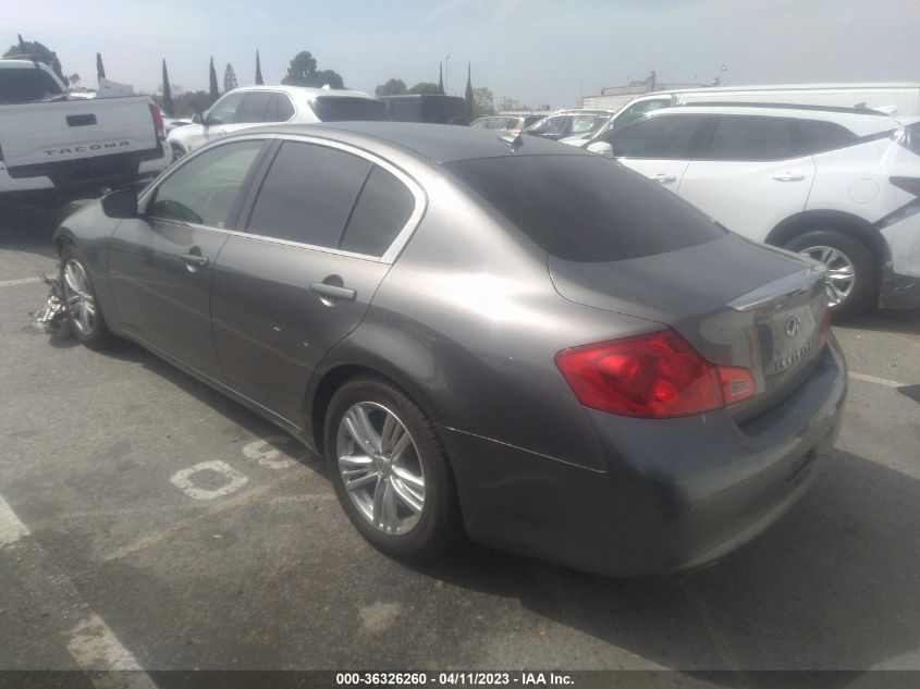 2013 INFINITI G37 SEDAN JOURNEY JN1CV6AP3DM725199