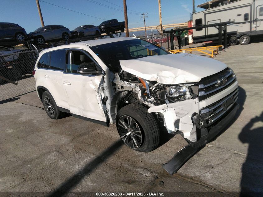 2019 TOYOTA HIGHLANDER LE - 5TDZZRFH0KS340523