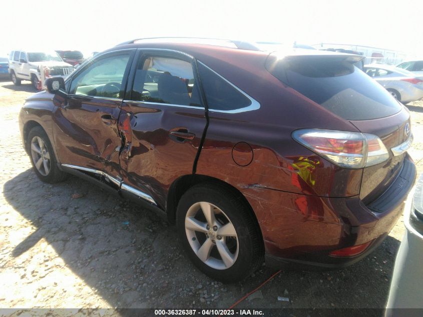 2013 LEXUS RX 350 - 2T2BK1BA0DC166542